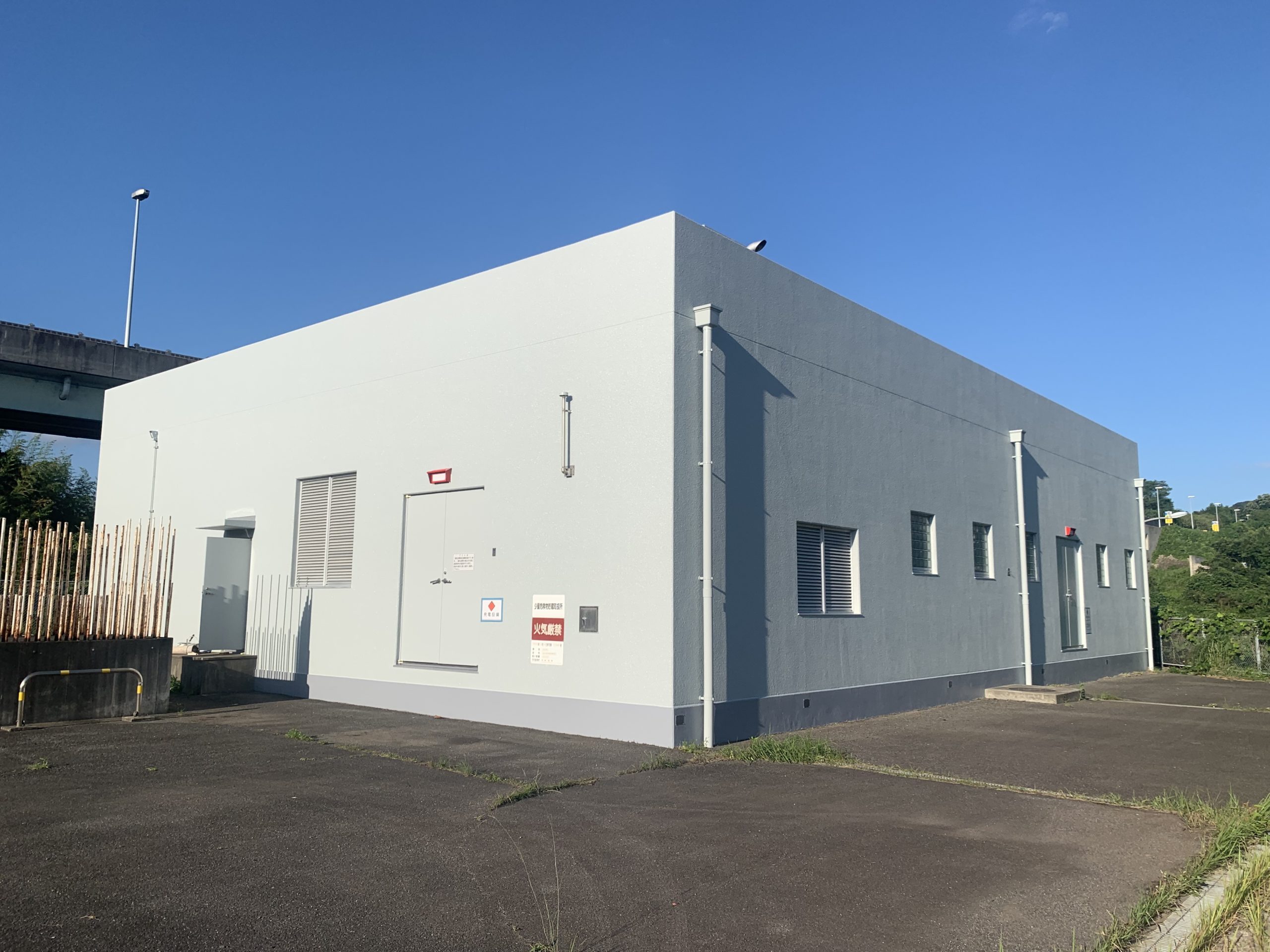 外壁補修工事｜神戸市垂水区受電所施設