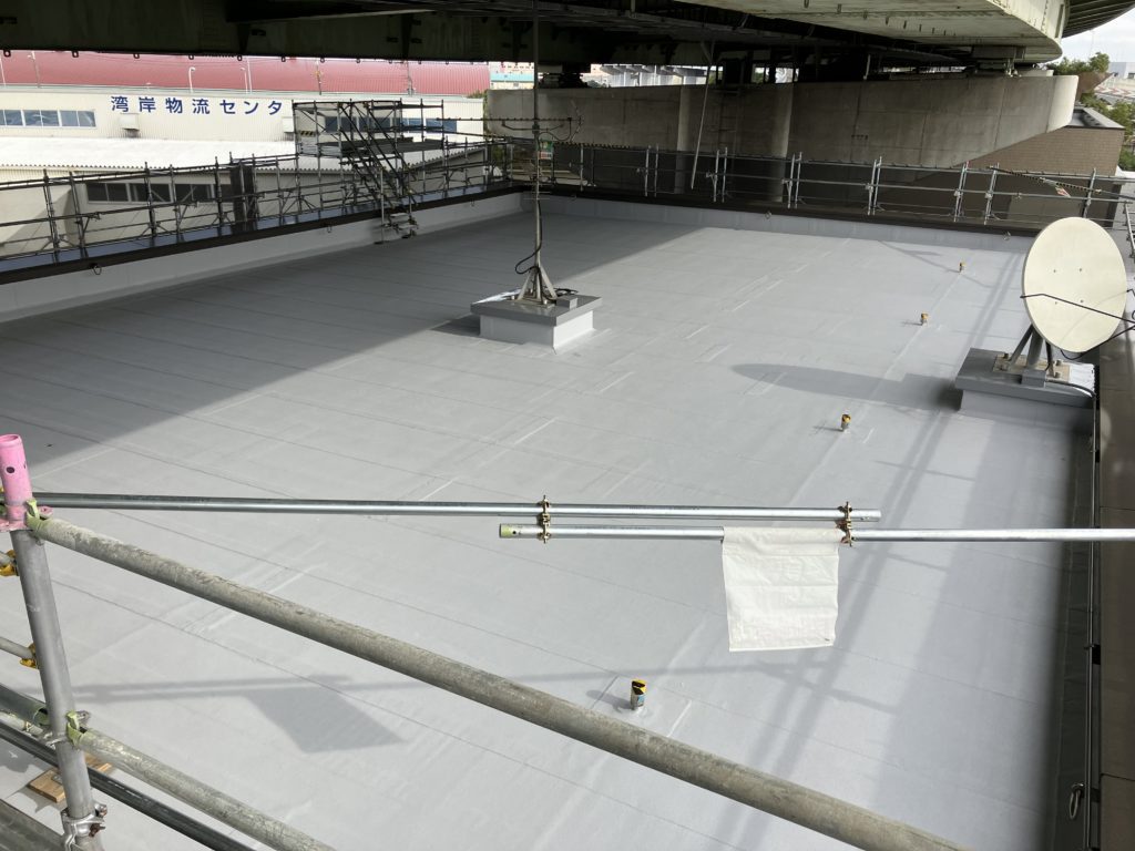 施工実績写真｜泉大津市事務所ビル②｜屋上防水