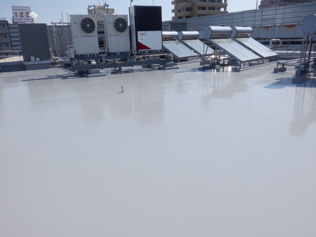 施工実績｜大阪市阿倍野区事務所ビル｜屋上防水工事完成図