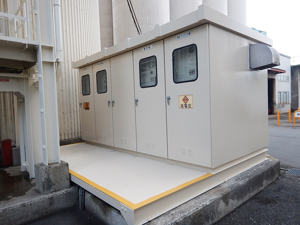 施工実績｜神戸市東灘区工場キュービクル｜完成図