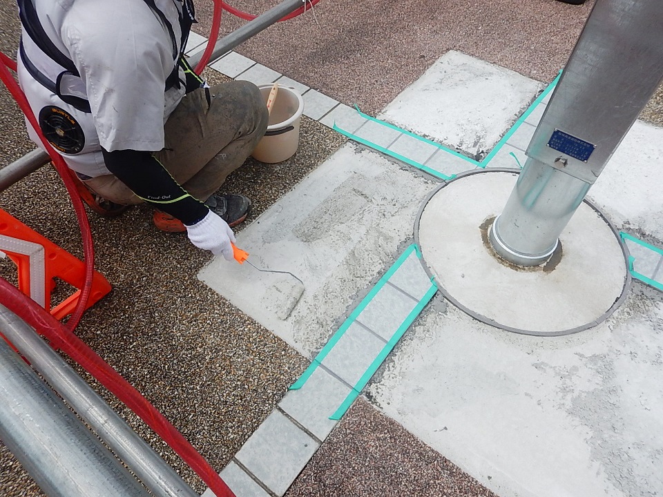 ブログ写真｜神戸市西区パーキングエリア｜外構工事の様子①