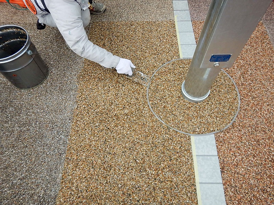 ブログ写真｜神戸市西区パーキングエリア｜外構工事の様子②