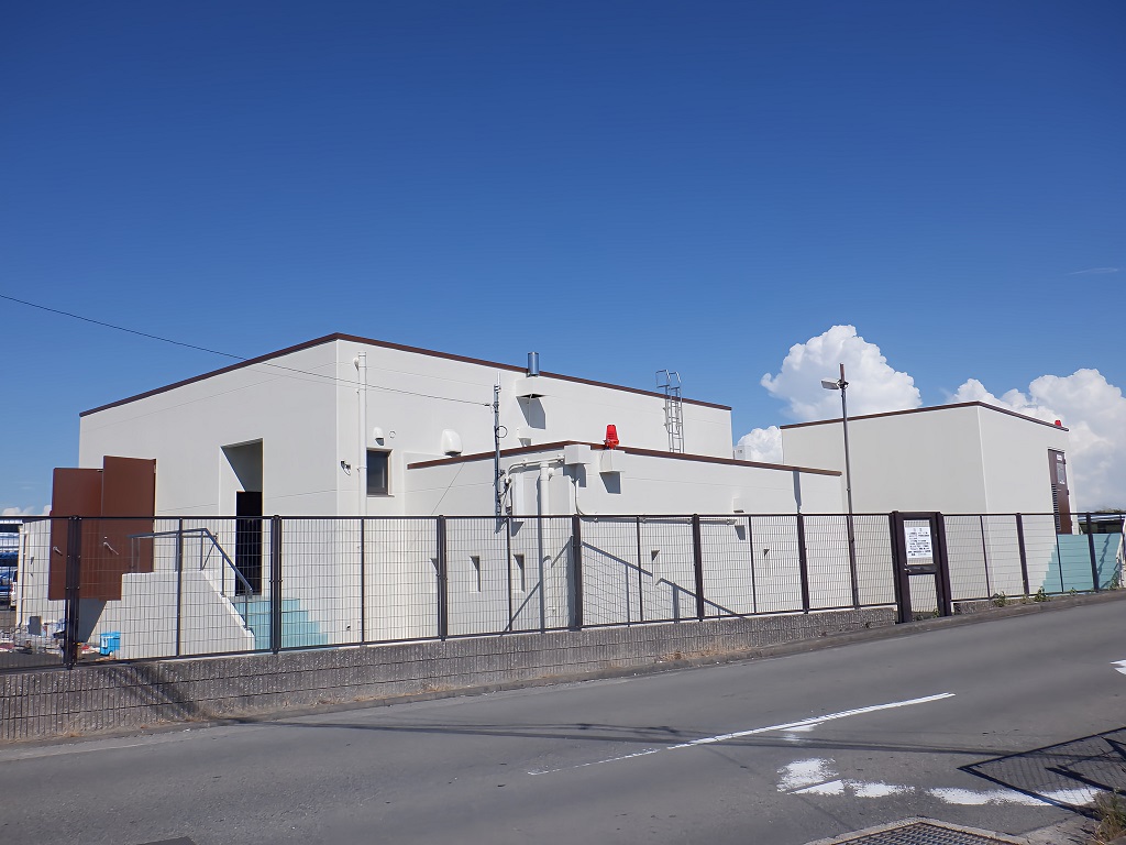 施工実績写真｜伊丹市電気室｜外壁塗装工事完成図