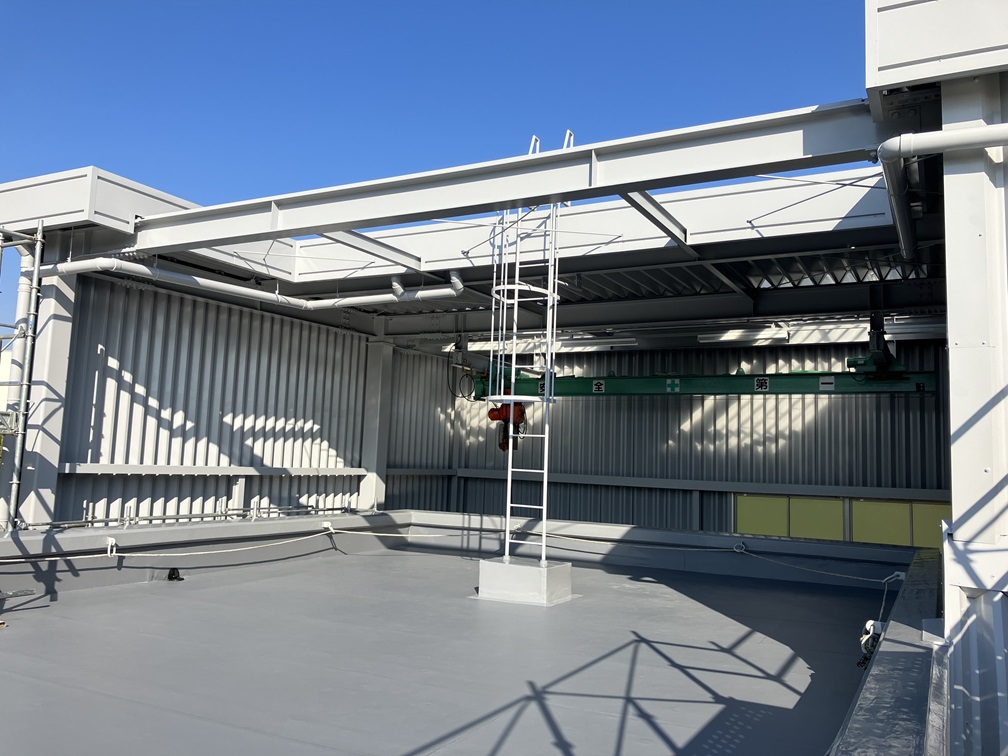 施工実績写真｜神戸市西区倉庫施設②｜その他塗装工事