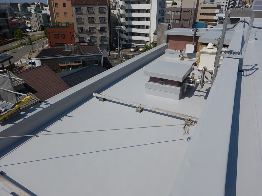 施工実績写真｜神戸市兵庫区労働会館③｜屋上防水