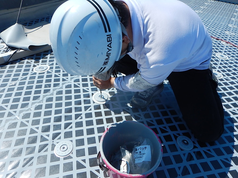 ブログ写真｜神戸市兵庫区労働会館｜ディスク取付