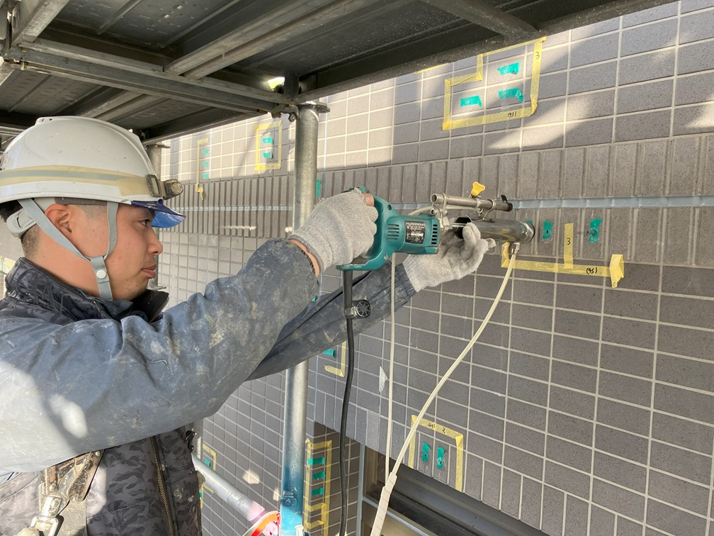 ブログ写真｜タイル注入