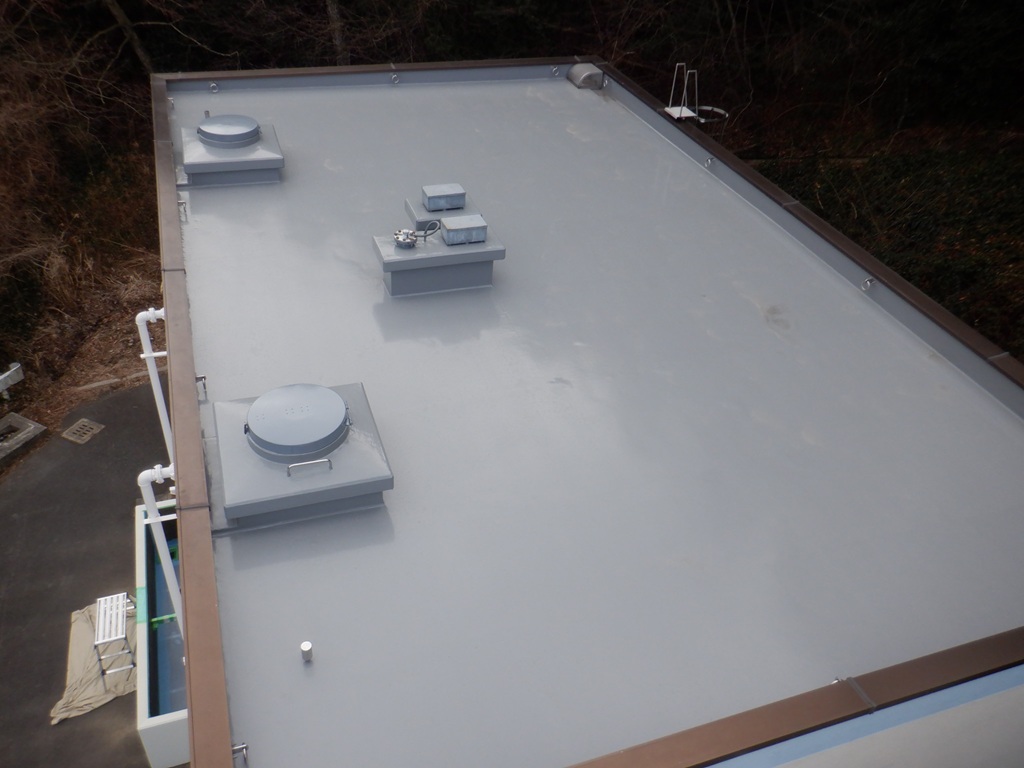 施工実績写真｜神戸市北区主水槽｜屋上防水